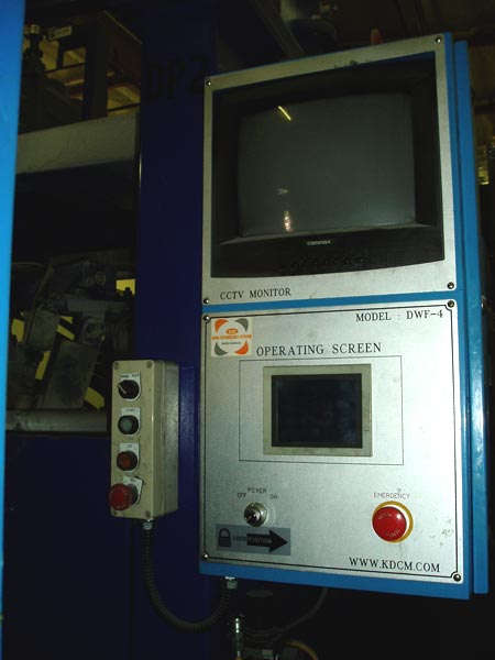 DCM Auto Whl Polishing Mach,Mdl DWF-4,Multi Work Arms,40 HP, for Automotive Alloy Whls, '02