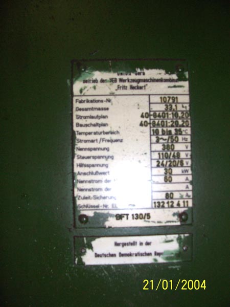 3.5 , Stanko 2A-620-1, Built-in 49 x44 Rot Tbl,50 (X),35 (Y&Z),28 Spdl in-out,70s