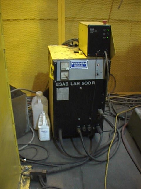 ESAB-ABB,#M-90-IRB-2000,6 Axis,CNC w/7th Axis,Overhd trk,3500# WL,Siemens CNC,New 2000