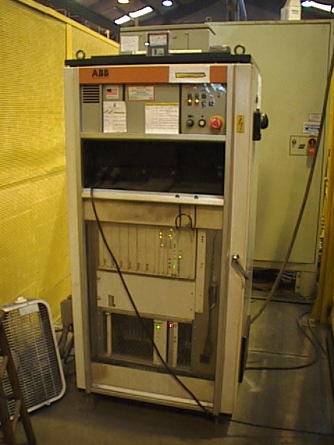 ESAB-ABB,#M-90-IRB-2000,6 Axis,CNC w/7th Axis,Overhd trk,3500# WL,Siemens CNC,New 2000