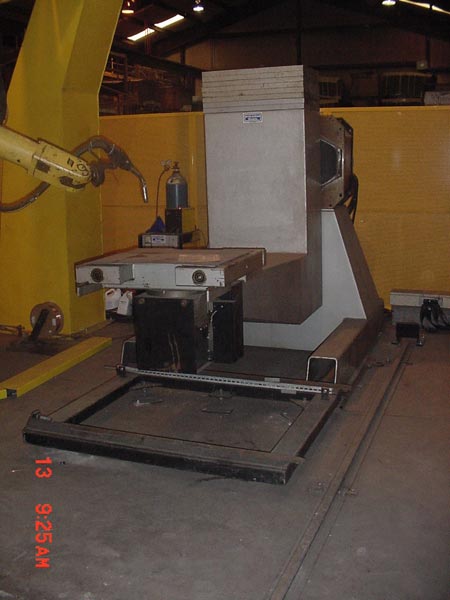 ESAB-ABB,#M-90-IRB-2000,6 Axis,CNC w/7th Axis,Overhd trk,3500# WL,Siemens CNC,New 2000