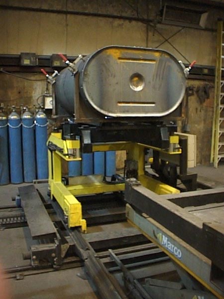 ESAB-ABB,#M-90-IRB-2000,6 Axis,CNC w/7th Axis,Overhd trk,3500# WL,Siemens CNC,New 2000