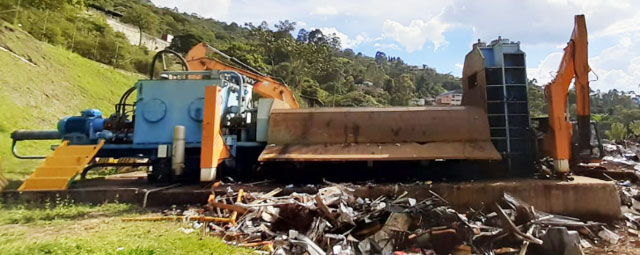 600 Ton, BIRIM SHARK, MODEL 600 E, SCRAP SHEAR, 5000-6000 T/MONTH (13796)