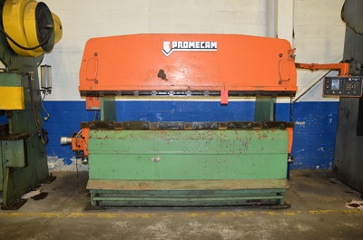 75 TON X 8' PROMECAM #RG-75-25 HYDRAULIC PRESS BRAKE