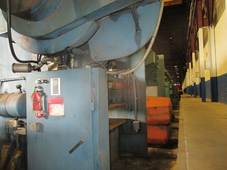 150 TON DREIS & KRUMP (CHICAGO) #SS150-42-96 STRAIGHT SIDE DOUBLE CRANK PRESS