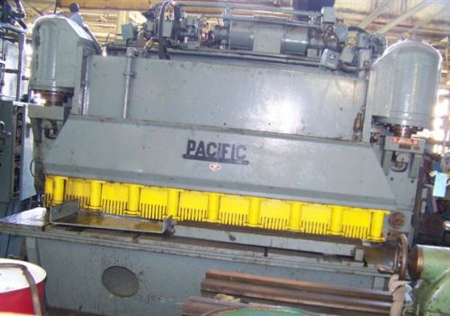 3/8 x 8' PACIFIC MODEL #375S8ARL HYDRAULIC POWER SQUARING SHEAR