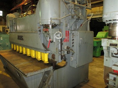 3/8 x 8' PACIFIC MODEL #375S8ARL HYDRAULIC POWER SQUARING SHEAR