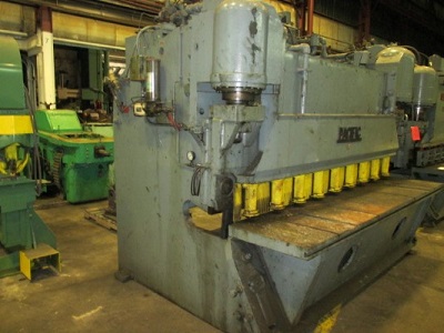 3/8 x 8' PACIFIC MODEL #375S8ARL HYDRAULIC POWER SQUARING SHEAR