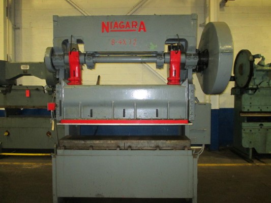85 TON NIAGARA MODEL #B4X72 GAP FRAME DOUBLE CRANK PRESS