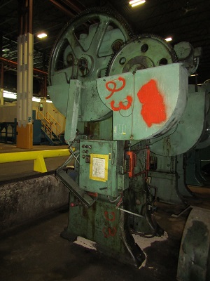 120/80 TONS BLISS #3-1/2C SINGLE CRANK DOUBLE ACTION TOGGLE PRESS