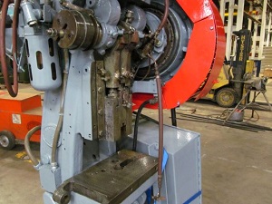 10 TON BLISS MODEL #18 OPEN BACK INCLINABLE DOUBLE ACTION PRESS