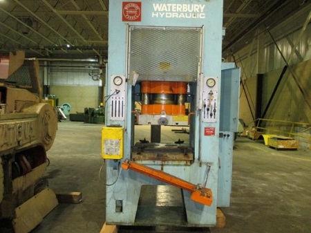 110 TON WATERBURY-FARREL MODEL #110-S HYDRAULIC PRESS, HIGH SPEED