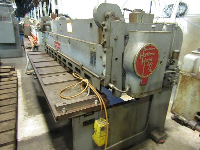 3/16 x 10' LODGE & SHIPLEY MODEL #S-0310-AB POWER SQUARING SHEAR