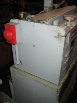 GAUER No. 6H20NC 20 THRU-FEED COIL STRIP EDGE DEBURRING MACHINE