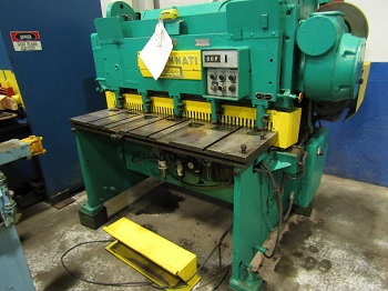 12 Ga. x 4' CINCINNATI MODEL #1004-RA SQUARING SHEAR