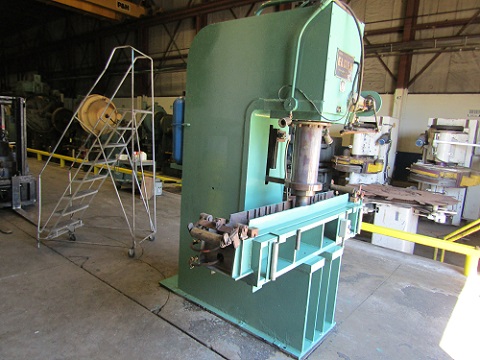 100 TON ELMES HYDRAULIC STRAIGHTENING PRESS