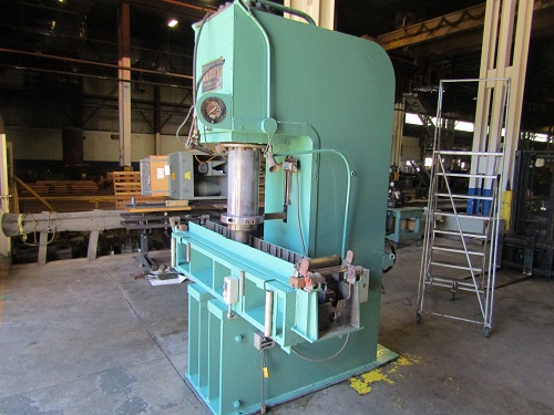 100 TON ELMES HYDRAULIC STRAIGHTENING PRESS