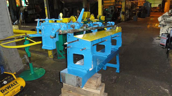 LEWIS MODEL #8-F, WIRE STRAIGHTENING & CUTTING MACHINE