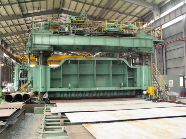 DSAW HEAVY GAUGE PIPE MAKING PLANT BY 3 ROLL BENDER