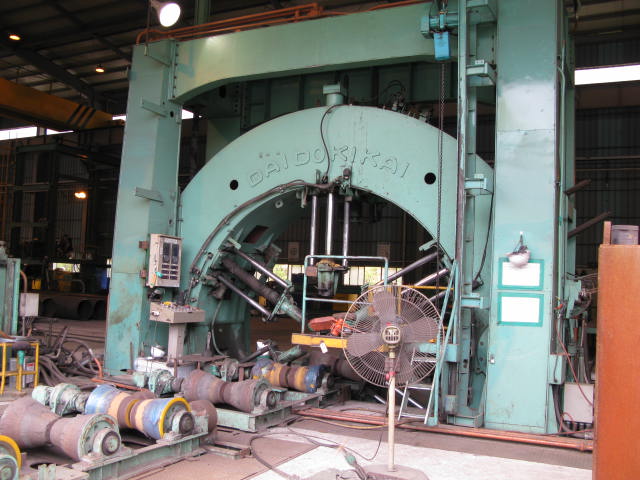 DSAW HEAVY GAUGE PIPE MAKING PLANT BY 3 ROLL BENDER