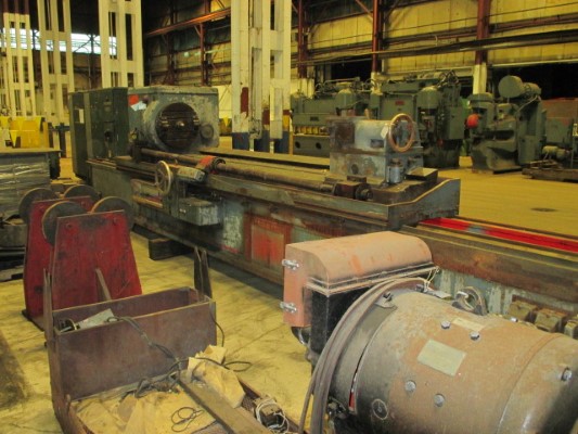 24 X 98.5 HERKULES MODEL #WS-300 ROLL GRINDER