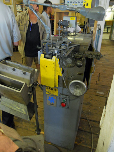 TORIN MODEL #W10A SEGMENT TYPE SPRING COILING MACHINE