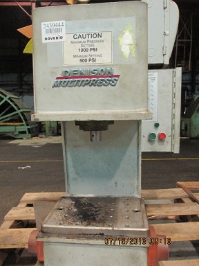 1 TON DENISON MULTIPRESS M# A HYDRAULIC PRESS
