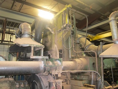 1700 TON LOEWY OIL HYD. COPPER ROD/TUBE EXTRUSION PRESS W/ INTERNAL PIERCER