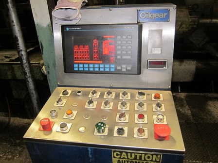 1700 TON LOEWY OIL HYD. COPPER ROD/TUBE EXTRUSION PRESS W/ INTERNAL PIERCER