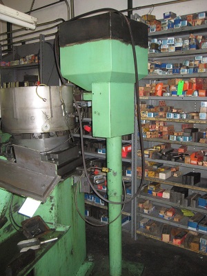 WARREN INDUSTRIES M# WT-1000 HIGH SPEED THREAD ROLLER, 100 RPM W/ BOWL FEED