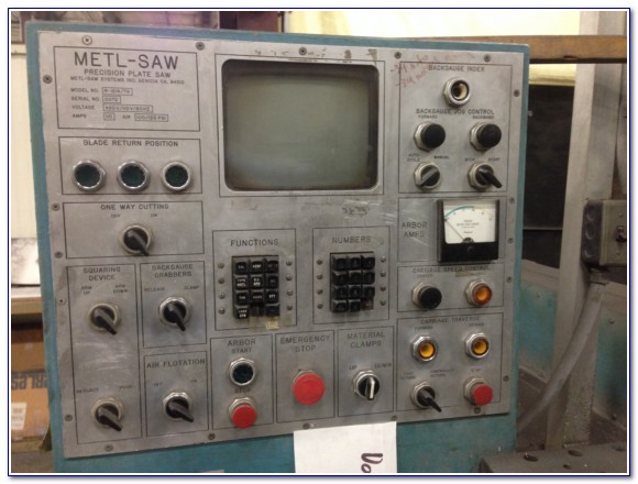 METLSAW R1214/T8 ALUMINUM PLATE SAW