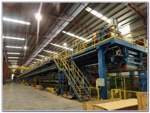 DANIELI WEAN UNITED HOT DIP GALVANIZING AND COIL COATING LINE