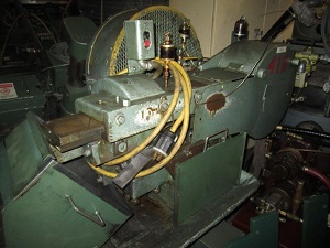 WATERBURY FARREL MODEL# 10 SIDE FEED HAND FEED, FLAT DIE THREAD ROLLER