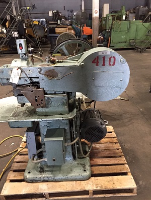 WATERBURY FARREL MODEL# 10 SIDE FEED HAND FEED, FLAT DIE THREAD ROLLER