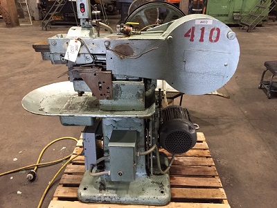 WATERBURY FARREL MODEL# 10 SIDE FEED HAND FEED, FLAT DIE THREAD ROLLER