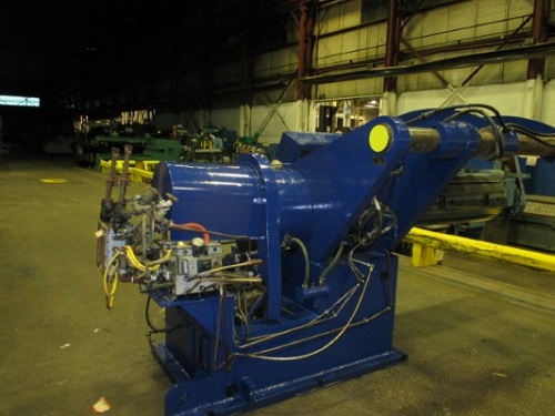 50 x 30,000 LBS (EST)PAXSON MANDREL UNCOILER W/ HOLD DOWN ROLL