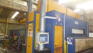 78 (2000mm) x 2 (50mm) x 20,000# GIETART SHOT BLASTING LINE