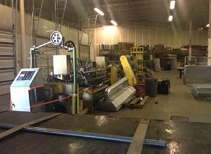 6' BERGANDI MODEL WWVR0511 FLAT TOP WELDED SELVAGE CHAIN LINK WEAVING MACHINE