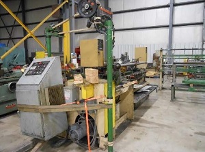 6' BERGANDI MODEL WWVR0511 FLAT TOP WELDED SELVAGE CHAIN LINK WEAVING MACHINE