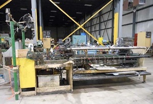 6' BERGANDI MODEL WWVR0511 FLAT TOP WELDED SELVAGE CHAIN LINK WEAVING MACHINE