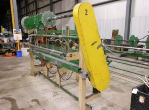 6' BERGANDI MODEL WWVR0511 FLAT TOP WELDED SELVAGE CHAIN LINK WEAVING MACHINE