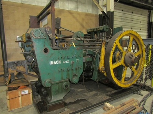 3/4 MANVILLE Mdl# 5B OPEN DIE DOUBLE STROKE MAGAZINE FEED ROD HEADER