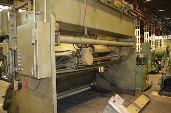 3/8 x 10' PACIFIC MODEL 375R10 HYDRAULIC SQUARING SHEAR