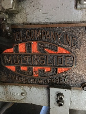 U.S. BAIRD Mdl# 11 MULTI SLIDE MACHINE
