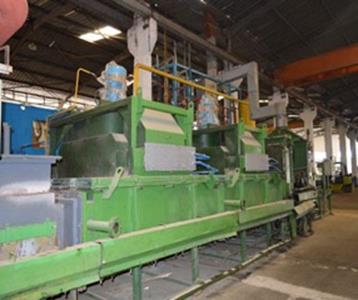 57 W., 16 H., 57 L., RIPOCHE, ROLLER HEARTH ANNEALING FURNACE, 3 ZONE