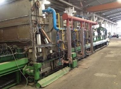57 W., 16 H., 57 L., RIPOCHE, ROLLER HEARTH ANNEALING FURNACE, 3 ZONE