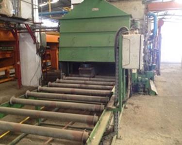 57 W., 16 H., 57 L., RIPOCHE, ROLLER HEARTH ANNEALING FURNACE, 3 ZONE