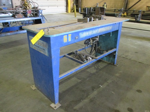 LUBOW WBR-1 AIR WIRE BENDING PRESS