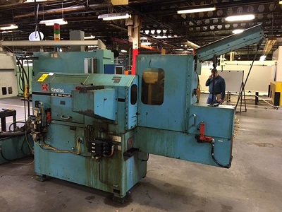 KINEFAC Mdl# MC-25, 2 DIE CYLINDRICAL THREAD ROLLER