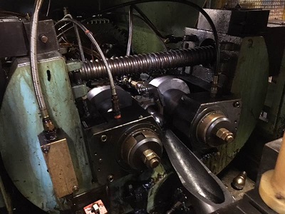 KINEFAC Mdl# MC-25, 2 DIE CYLINDRICAL THREAD ROLLER